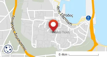 Location of business on map