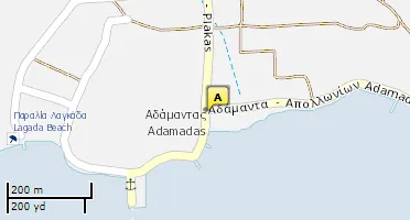 Location of business on map